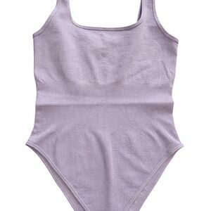 Lavender Ribbed Women's Tank Top